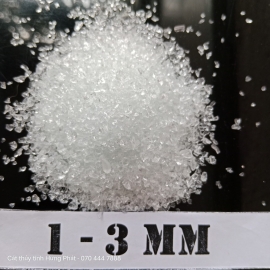 CÁT LỌC THỦY TINH SIZE 1-3MM MÀU TRONG SUỐT