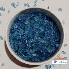 ĐÁ KÍNH NGHIỀN MÀU XANH DƯƠNG SIZE 6-9MM