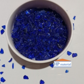 ĐÁ THỦY TINH MÀU XANH COBALT SIZE 6-9 MM